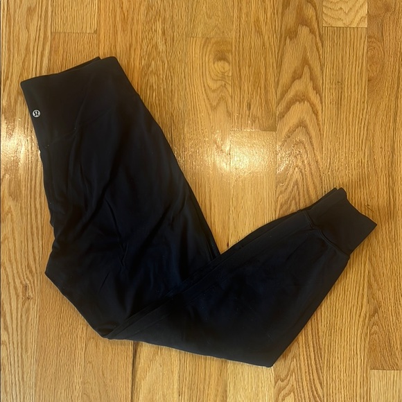 lululemon athletica Black Track Pants - Picture 1 of 3